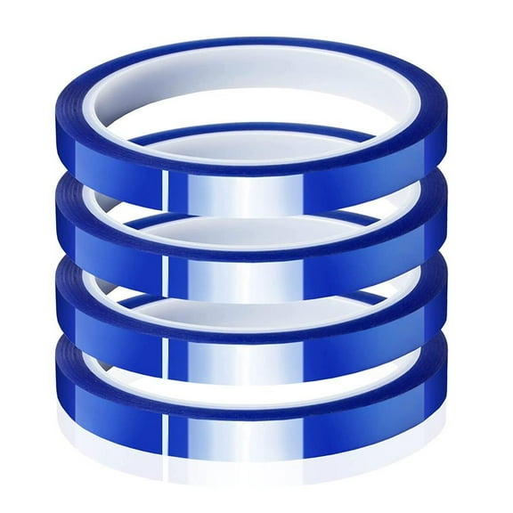 4 rolls Heat resistant Tapes sublimation Press Transfer Thermal BLUE 4mm*30m