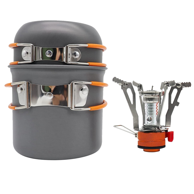 Bulayut Portable Backpacking Stove,Ultralight Camp Stove with Piezo