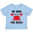 thumbnail image 3 of Inktastic Mimi Loves Me Grandson Boys or Girls Toddler T-Shirt, 3 of 5