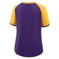 thumbnail image 3 of Women's Fanatics Purple/Gold Minnesota Vikings Height Advantage T-Shirt, 3 of 3