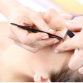thumbnail image 4 of Juego de pinzas para cejas, pinzas profesionales de acero inoxidable, juego de pinzas precisas para vello facial, división y depilación encarnada., 4 of 5