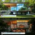 thumbnail image 5 of One Way Window Privacy Film Privacy Static Cling Non-Adhesive Daytime Privacy, UV Sun Blocking Heat Control Film Daytime Door Window Tint Covering for Home Office, Black-Silver, 23.6"x78.7", 5 of 8