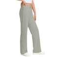 thumbnail image 2 of ATOGUTA Girl's Baggy Sweatpants Drawstring Waist Wide Leg Casual Loose Long Pants Size 5T-14, Gray, 2 of 6