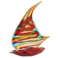 thumbnail image 1 of Glass Of Venice Murano Glass Large Sailboat - Rainbow, 1 of 4