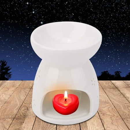 

Agatige Night Fragrance Lamp Ceramic Oil Furnace Night Fragrance Lamp Ceramic Ess-ence Oil Furnace Candle Incense Aromatherapy Stove
