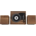 thumbnail image 4 of Sistema de Estante Giratorio Crosley Nogal 3 Velocidades con Bluetooth y Radio FM, 4 of 7