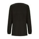 thumbnail image 4 of Neewe Long Sleeve Shirts for Women Fall Outfit 2025 Fashion MXsual T Shirt Round Neck Basic Loose Tunic Tops, 4 of 5