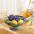 thumbnail image 6 of DOMELAY Decorative Fruit Bowl with Draining Holes Snack Holder for Living Room Decor Gray, 6 of 9