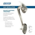 thumbnail image 4 of Schlage F285 CAM 609 GEO Camelot Antique Brass Handleset Less Deadbolt with Geor, 4 of 6