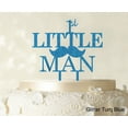 thumbnail image 1 of """1st Little Man""Birthday Cake Topper Elegant Moustache Cake Topper Cake Decoration"" Color Option Available 6""-7"" Inches Wide", 1 of 1