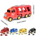 thumbnail image 3 of RUIG Toddlers Fire Truck for Kids 3-9 Year Old，5 in 1 Friction Power Vehicle Car for 3 4 5 6 7 Years Old Boys Girls，Carrier Truck Transport Toys for Christmas and Birthday Gifts, 3 of 8