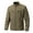 Khaki, variant on Men's Lightweight Casual Jacket Autumn Winter Zippered Outerwear Minimalist Style Comfortable Breathable Outdoor Coat