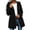 Black, variant on yillto Womens Fleece Jackets Full Zip up Sherpa Fuzzy Warm Coats Baggy Hooded Jacket for Fall Winter