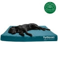 thumbnail image 4 of FurHaven Pet Products Indoor/Outdoor Oxford Orthopedic Deluxe Mattress Pet Bed for Dogs & Cats - Deep Lagoon, Jumbo Plus, 4 of 13