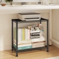 thumbnail image 5 of REIBII 2-Tier Wire Shelving Unit,27.5"W x 11.8"D x 27.5"H Adjustable Metal Storage Rack Space Saving Organizer for Kitchen Pantry,Black, 5 of 10