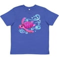 thumbnail image 3 of Inktastic Cute Pink Sea Turtle Youth T-Shirt, 3 of 5