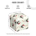 thumbnail image 4 of Fotbe Christmas Pug Dog Porta Pañuelos Decorativo de Cuero, Caja Cuadrada Moderna para Pañuelos Faciales, Organizador y Dispensador 5x5x5'', 4 of 7