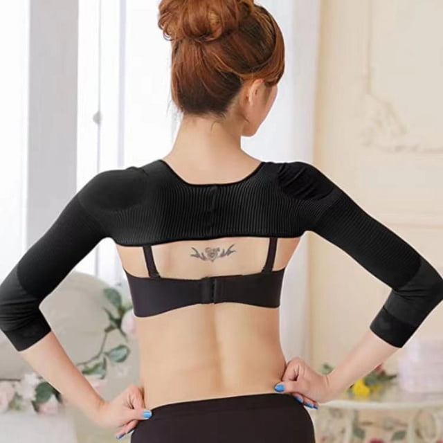 Parte superior del brazo Shaper postquirúrgico mangas de compresión más delgadas Corrector de postura Tops Shapewear para mujeres JM