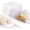 White, variant on 100 Pieces Moon Star Organza Jewelry Candy Bags, 3x4inch Random Colors Mesh Bags, Organza Favor Gift Pouches with Drawstrings for Weddings, Parties, and Valentine's Day