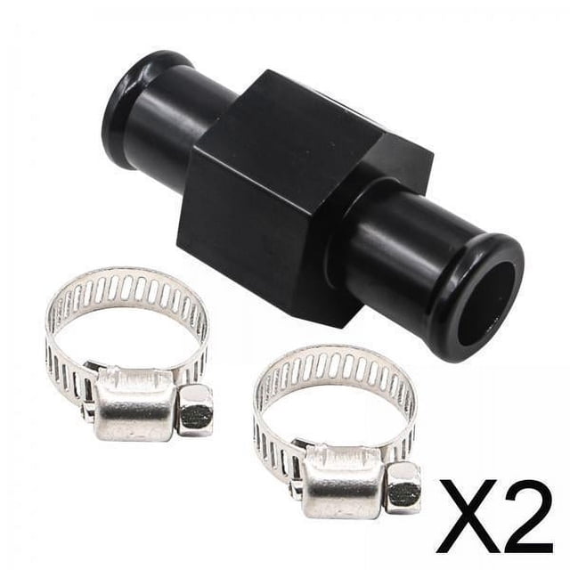 Adaptador de Medidor de Temperatura Del Agua shamjiam 2 piezas Conector de Inducción CNC Abrazaderas