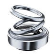 thumbnail image 1 of Ambientador de coche con energía solar giratorio, difusor , accesorios para automóviles, perfume recargable para adultos, SUV, camiones, Plata, 1 of 8