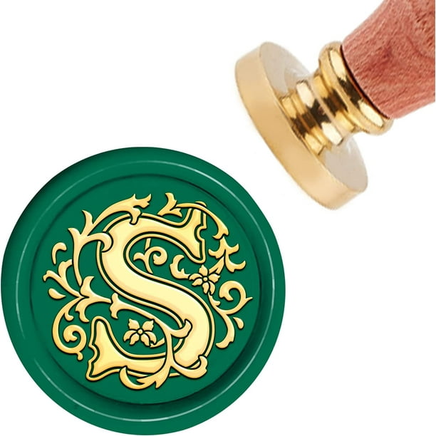 Letter Wax Seal Stamp S Sealing Wax Stamps 30mm Retro Vintage Wood