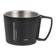 thumbnail image 1 of Taza de camping, taza de café, acero inoxidable, ligera, 350 ml, para picnic al aire libre, portátil Negro, 1 of 9
