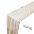 thumbnail image 2 of MTBLYS Camino de mesa de voile con pliegues | Tela decorativa fruncida de 90x180cm para bodas | Mantel largo 100% poliéster para fiestas, mesas de postres, guarderías y salones de belleza., 2 of 6