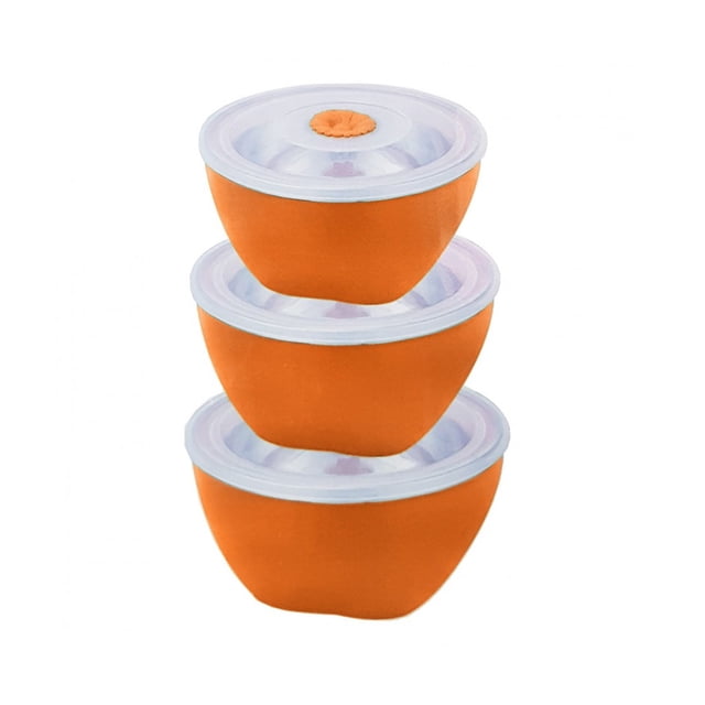 Juego de Ensaladeras Acero Inoxidable con Tapa Aquila JE3656