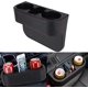 thumbnail image 1 of 1 portavasos para coche con cubierta de cuero, organizador de relleno para coche, taza de bebida, botella, billetera para teléfono móvil, organizador de asiento de coche, portavasos ER, 1 of 5