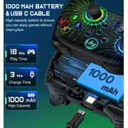 Switch 2 Controller, Wireless Switch Pro Controller for Switch/Switch 2/OLED/PC/Android/IOS, 2 Pack