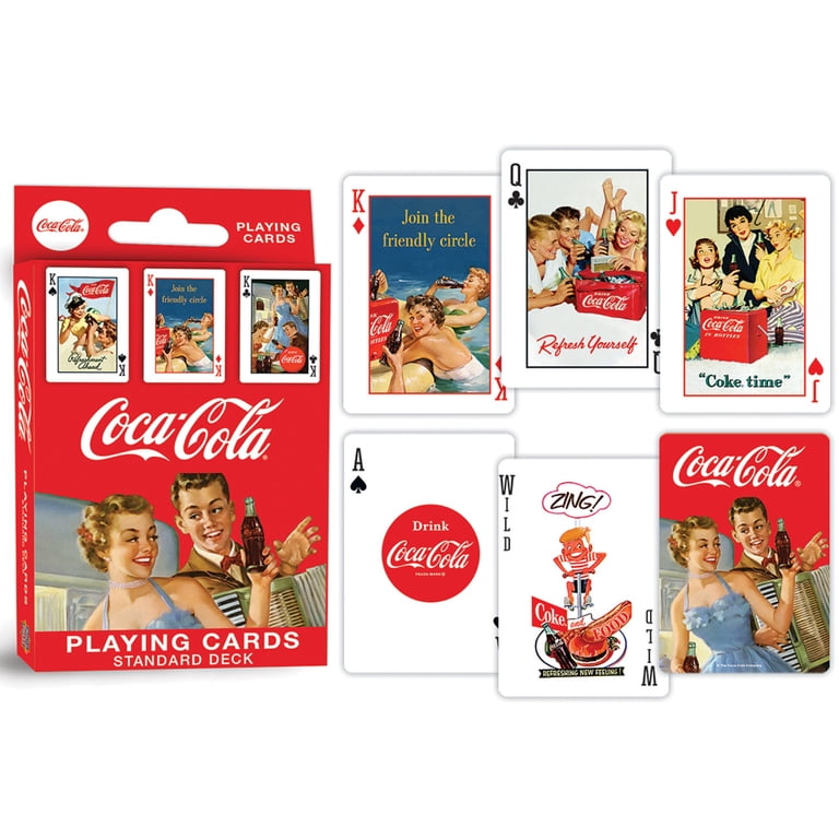 rare coca-cola cards Coca-Cola Classic Ads Playing Cards