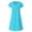 Blue, variant on Zpanxa Summer Dress Women Summer Style Feminino Vestido T-shirt Cotton Casual Plus Size Ladies Dress Dresses for Women Yellow M