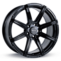 RTX Compass 15x6.5 5x112 38P C57.1 Gloss Black Wheel
