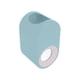 thumbnail image 1 of Dispensador de pasta de dientes Exprimidor automático de pasta de dientes Colgador de soporte de cepillo de dientes montado en la pared para baño, Azul cielo Inevent HA003111-03B, 1 of 6