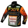 FXR Custom Cold Cross RR Snowmobile Jacket Black Charcoal Orange Inferno - XX-Large 210031-1008-19