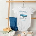 thumbnail image 4 of Shelby King of the Road Muscle Car Romper Boys or Girls Infant Baby Brisco Brands NB, 4 of 6