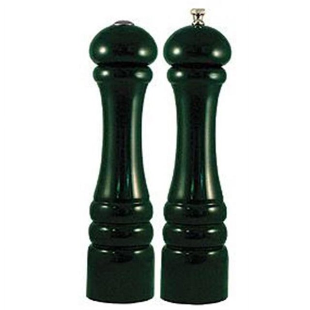 Chef Specialties - 10800 - Autumn Hues - 10 Inch - Pepper Mill And Salt Shaker Set - Forest Green