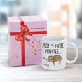 thumbnail image 3 of Funny Sloth Mug - "Just 5 More Minutes" - 11oz White Ceramic Cute Animal Coffee Gift, 3 of 8