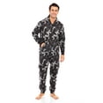thumbnail image 3 of Combinaison de Pyjama Unisexe pour Hommes Adultes une Pièce Sans Pieds, 3 of 7