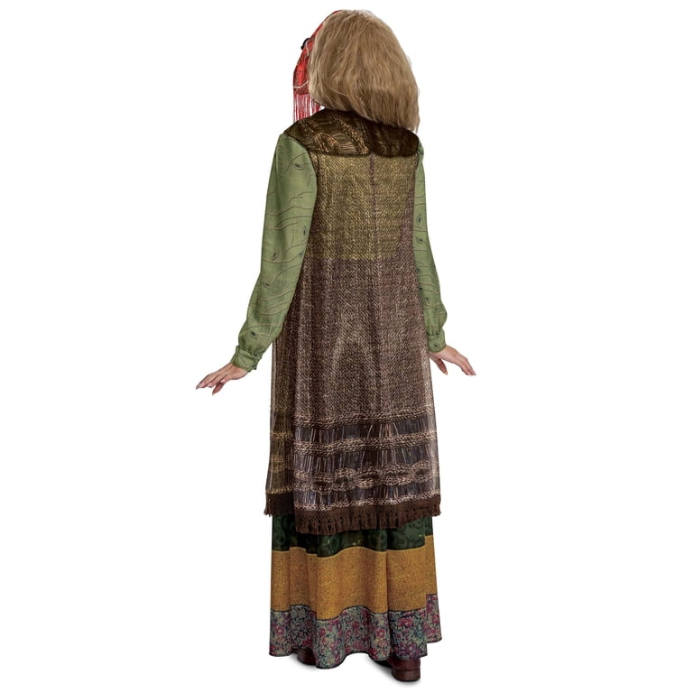 harry potter green dress Women’s Adult Deluxe Professor Trelawney Costume S Brown/Green/Red Disguise Limited style-mini