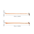 thumbnail image 3 of RENACLIPY 2Pcs Orange Nylon Deer Dragging Rope Sturdy Hunting Accessory Heavy Duty Strap, 3 of 5