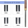 thumbnail image 4 of Diamond Guitar Fret File Guitar Fret Dressing File Extra Narrow Narrow Medium Wide 4 Edges with 2pcs Fretboard Guard Luthier Tool Musical Instrument Repair Tool for Guitar Ukulele Bass, 4 of 9