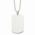 thumbnail image 1 of White Stainless Steel necklace with pendant Men's 24 in 36.65 mm, 1 of 5