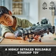 thumbnail image 4 of LEGO Star Wars: Skeleton Crew The Onyx Cinder Building Set, Collectible Spaceship Star Wars Toy with 5 Minifigures, 75374, 4 of 8