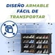 thumbnail image 5 of Zapatero Modular con Cubierta, 12 Niveles, Organizador de Zapatos o Sneakers, Incluye Manijas, Ganchos, Cierre tipo Click, 4 Niveles de Almacenamiento, Mueble Organizador, Estante Zapatera, 5 of 9