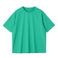 thumbnail image 6 of NORO ARK Boy's T Shirts Solid Color Outdoor Quick Dry Short Sleeved Breathable Top Green Size 13/14, 6 of 7