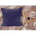 thumbnail image 2 of Anchor Fluffy Throw Pillow Cushion Cover, Checkered Pattern with Chain and Marine Ocean Cruise Vacation, Decorative Square Accent Pillow Case, 16" x 16", Royal Blue White, by Ambesonne, 2 of 5