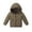 Army Green, variant on Kids Boys Winter Coat,Kids Puffer Coat with Pocket Zip up Winter Hoodies Coat Windproof Warm Puffer Jacket Kids Boys Size 7-8 Years Winter Coat