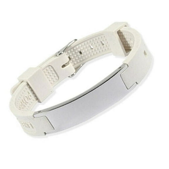 ENERGY POWER SILICON BRACELET EMF PROTECTION MAGNET THERAPY ** 4 in 1**